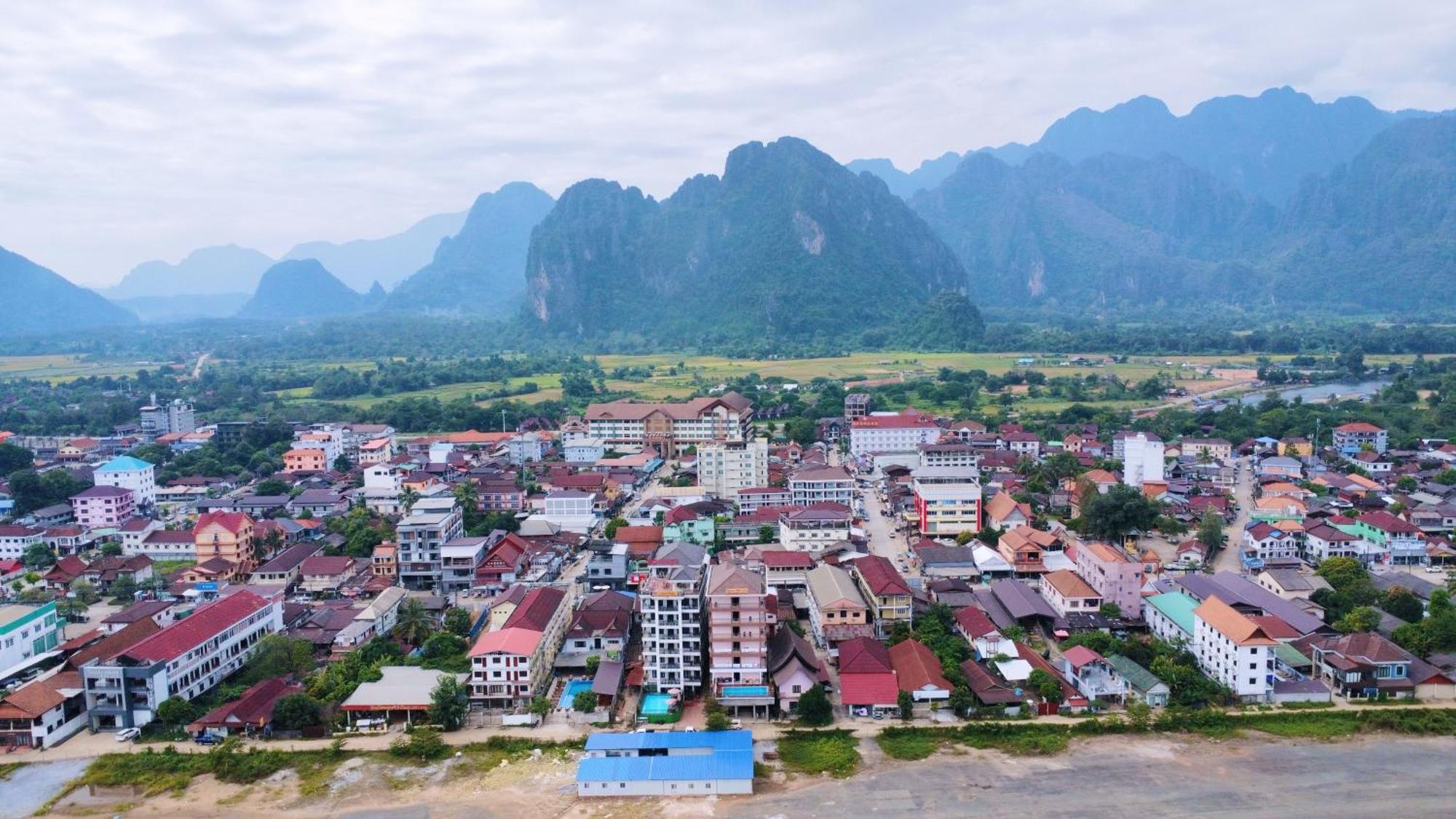 Vangvieng Sisavang Mountain View Hotel Vang Vieng Exteriér fotografie